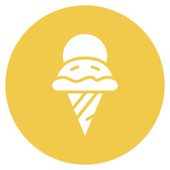Ice Cream icon vector image. Can be used for Beach Resort.