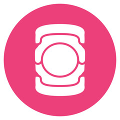 Knee Pad icon vector image. Can be used for Volleyball.