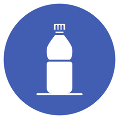 Water Bottle icon vector image. Can be used for Volleyball.