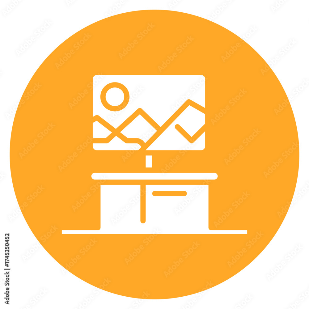 Wall mural continuous icon vector image. can be used for mettalurgy.