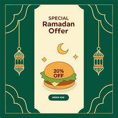  A set of Ramadan Kareem, lantern, mosque with Ramadan moon shades, templates of illustration ,invitations, posters , cards ,for Muslim community festival celebration.