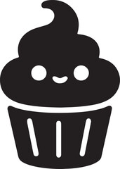 cupcake vector illustration