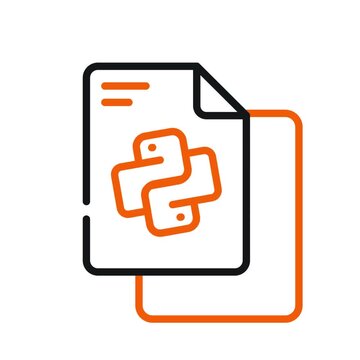 Python Animated Video Icon - Motion Graphics