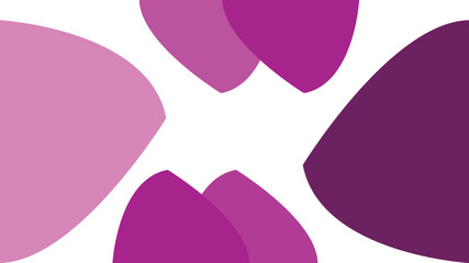 Abstract petal pattern in shades of pink and purple background
