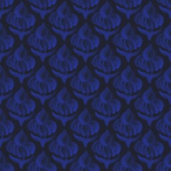 Dark Blue Abstract Seamless Pattern with Soft Brush Texture