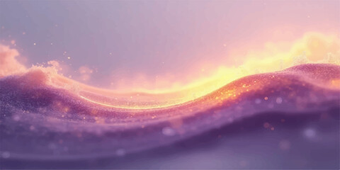 Abstract space and light background with colorful sky and clouds © Robin