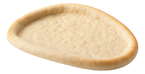 A round bao bun with a smooth, steamed surface and a small vent hole at the top