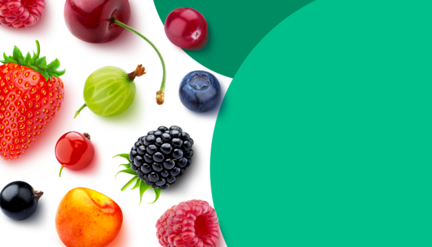 Berry Bliss: A vibrant medley of fresh berries, each bursting with color and flavor, creates a delectable visual feast for the senses.