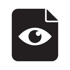 Task assignment and employee evaluation icon with a person and a clipboard for project management and performance review of responsibilities