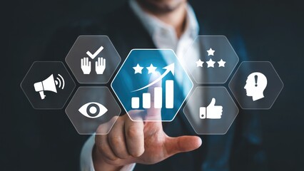 Boost your business growth with a modern touch, increase ratings with a simple tap to achieve success