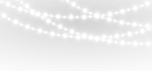 Holiday Event Illustration with Gold Lamps and Shine