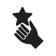 Clapping hands icon for applause appreciation praise success support recognition congratulations achievement celebration bravo thank you symbol design