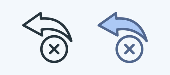 Cancel Multiple Style Icon Collection