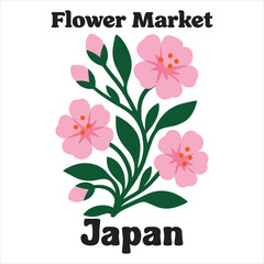 Flower market Japan
