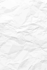White clean crumpled paper