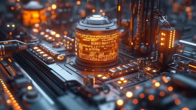Futuristic Circuitry - A Glimpse into Advanced Technological Systems.