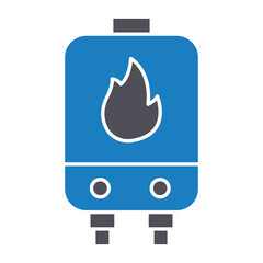 Obraz premium Electric heating Vector icon which can easily modify or edit