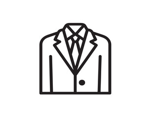 Business icon 2D vector line art in a clean minimalist office graphic
