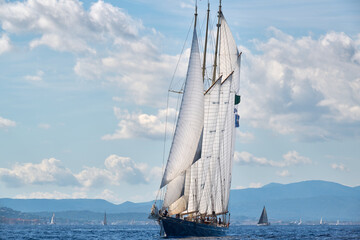 sailing ship on the sea
