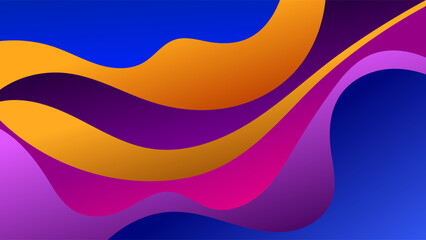 ABSTRACT BACKGROUND ELEGANT GRADIENT SMOOTH LIQUID COLORFUL DESIGN WITH HANDDRAWN SHAPES VECTOR TEMPLATE GOOD FOR MODERN WEBSITE, WALLPAPER, COVER DESIGN 
