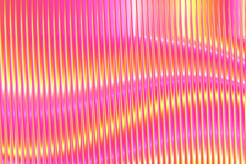 Vibrant Pink Orange Gradient Background - Glossy Metallic Wave Abstract Texture