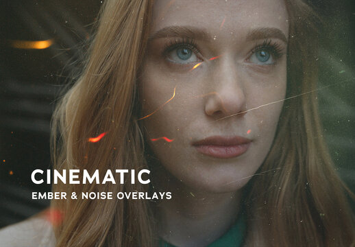 Cinematic Ember Overlays with Noise