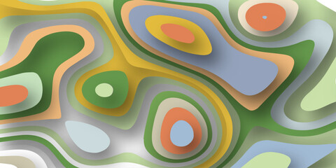 Colorful Abstract Circle Pattern Background.
