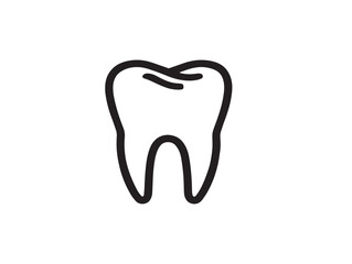 Dentist icon 2D vector line art for professional dental practice