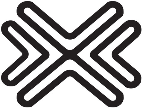 Event icon 2D vector line art for special occasion and function themes