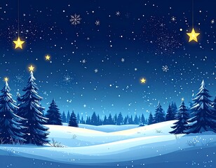 Naklejka premium 겨울풍경