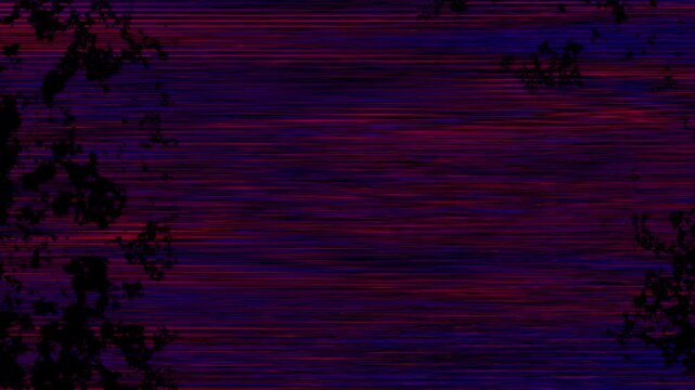 Red matrix abstract dots raining binary code without symbols and characters. Black background. Abstract halftone loop animation
