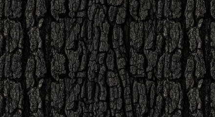Rough tileable pattern of dark organic cypress bark with a distinctive and dramatic reptilian skin texture