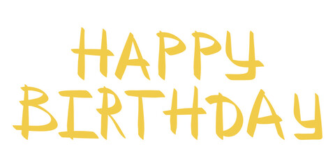 Handwritten happy birthday, Drawn birthday lettering, Birthday lettering