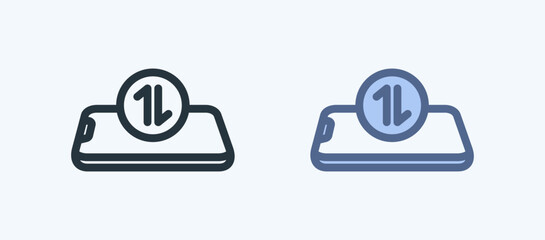 Mobile Data Multiple Style Icon Collection