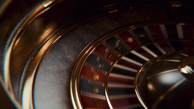 3D render of a roulette wheel where all fields show checkmarks except one cross. The ball lands on the cross, representing bad luck, rare failure, and unlucky outcomes in life or business.