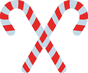 Christmas candy vector illustration