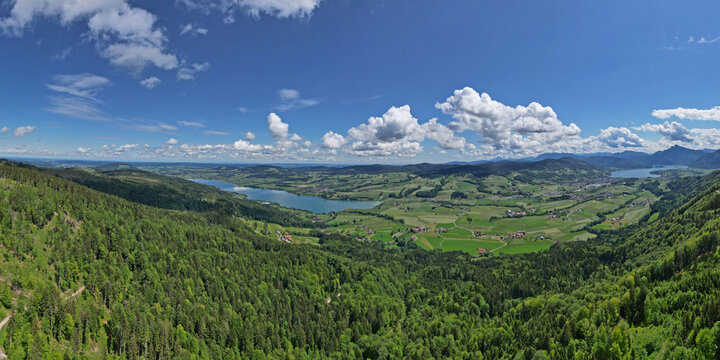 Irrsee in Ober&ouml;sterreich - Drohnenaufnahme