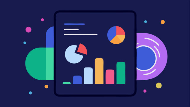 A dark mode design of a nutrition apps home screen featuring bright contrasting charts and metrics for easy readability and user engagement.