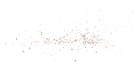 Chocolate Brown Magical Glowing Particles, Burst with Confetti and Firework Spark Elements for Celebration Design