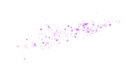 Purple Magical Glowing Particles, Burst with Confetti and Firework Spark Elements for Celebration Design