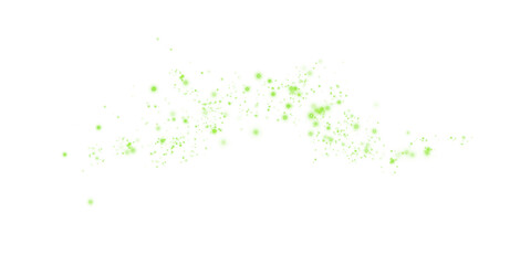 Shimmering Light Green Abstract Stars and Light Overlay with Glowing Particles and Glistening Shine for Luxury Backgrounds