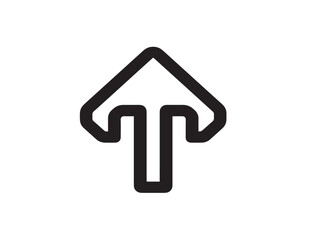 Self improvement icon 2D vector line art in a clean minimalist style