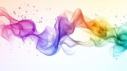 Fototapeta premium Colorful and dynamic graphic shapes representing a sense of motion and energy.