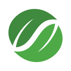 Green Leaf Vector Icon Illustration