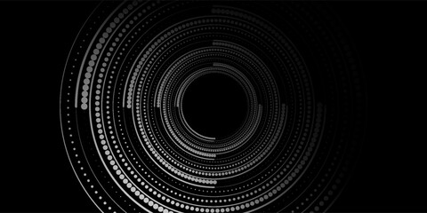 Halftone circular dotted frames set. Circle dots texture isolated on white background. picture nice