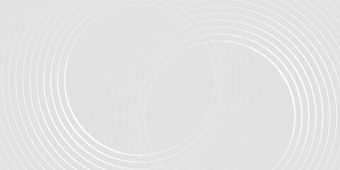 Fototapeta premium Abstract white glowing geometric lines on gray background. Modern shiny blue modern graphic