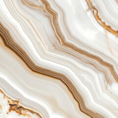 Obraz premium Swirling layers of polished stone, marble effect, a warm palette