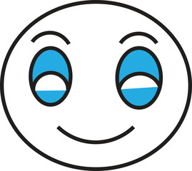 Colorful Smiling Emoji Vector Illustration