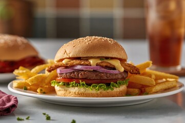 Homemade spicy chicken sandwich