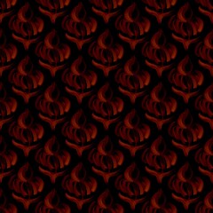 Dark Red Seamless Abstract Pattern with Brush Texture